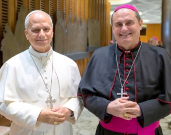 Dom Milton Zonta encontra Papa Leão durante formação de novos bispos em Roma