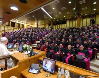 Dom Milton Zonta encontra Papa Leão durante formação de novos bispos em Roma