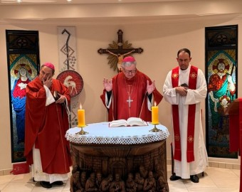 Bispos visitam Seminário Bom Pastor e fortalecem comunhão com os seminaristas