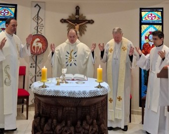 Bispos visitam Seminário Bom Pastor e fortalecem comunhão com os seminaristas