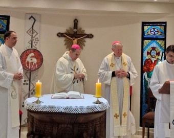 Bispos visitam Seminário Bom Pastor e fortalecem comunhão com os seminaristas