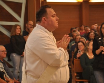 Diácono Giliard é ordenado padre no Santuário de Caravaggio