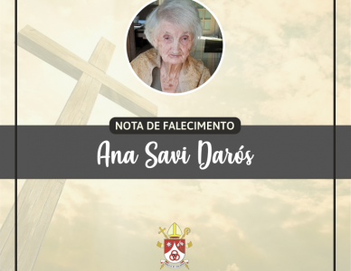 Nota de Falecimento: Ana Savi Darós
